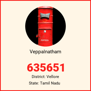 Veppalnatham pin code, district Vellore in Tamil Nadu