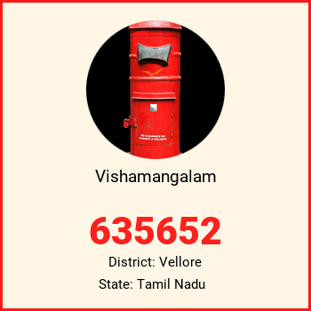 Vishamangalam pin code, district Vellore in Tamil Nadu