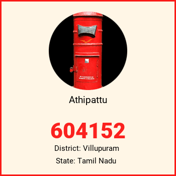Athipattu pin code, district Villupuram in Tamil Nadu