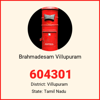 Brahmadesam Villupuram pin code, district Villupuram in Tamil Nadu