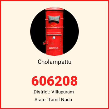 Cholampattu pin code, district Villupuram in Tamil Nadu