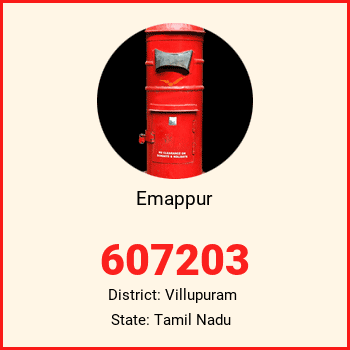 Emappur pin code, district Villupuram in Tamil Nadu
