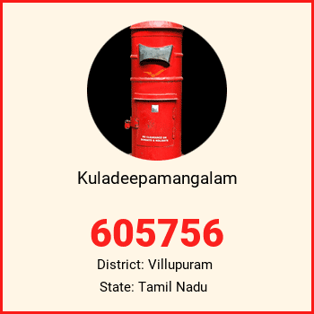 Kuladeepamangalam pin code, district Villupuram in Tamil Nadu