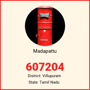 Madapattu pin code, district Villupuram in Tamil Nadu