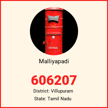 Malliyapadi pin code, district Villupuram in Tamil Nadu
