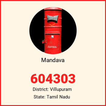 Mandava pin code, district Villupuram in Tamil Nadu