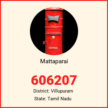 Mattaparai pin code, district Villupuram in Tamil Nadu