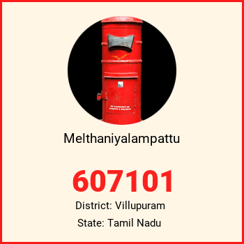 Melthaniyalampattu pin code, district Villupuram in Tamil Nadu