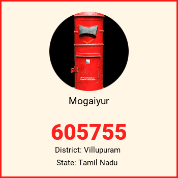 Mogaiyur pin code, district Villupuram in Tamil Nadu