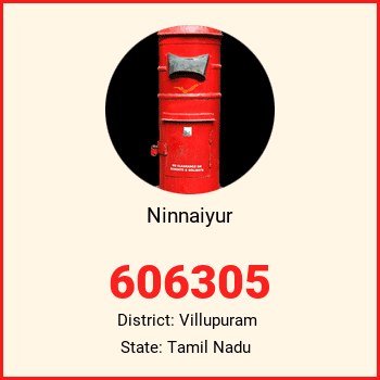 Ninnaiyur pin code, district Villupuram in Tamil Nadu