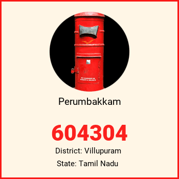 Perumbakkam pin code, district Villupuram in Tamil Nadu