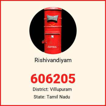 Rishivandiyam pin code, district Villupuram in Tamil Nadu