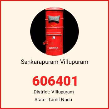 Sankarapuram Villupuram pin code, district Villupuram in Tamil Nadu