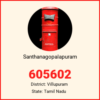 Santhanagopalapuram pin code, district Villupuram in Tamil Nadu