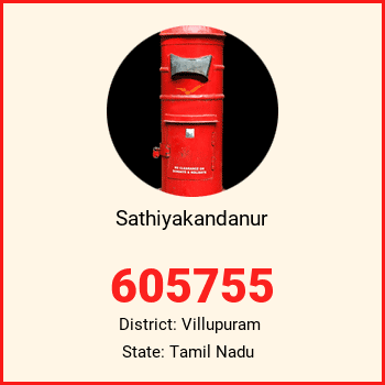 Sathiyakandanur pin code, district Villupuram in Tamil Nadu
