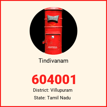 Tindivanam pin code, district Villupuram in Tamil Nadu