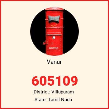 Vanur pin code, district Villupuram in Tamil Nadu