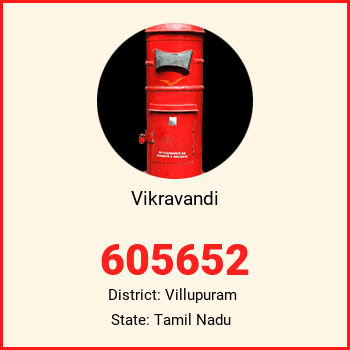 Vikravandi pin code, district Villupuram in Tamil Nadu