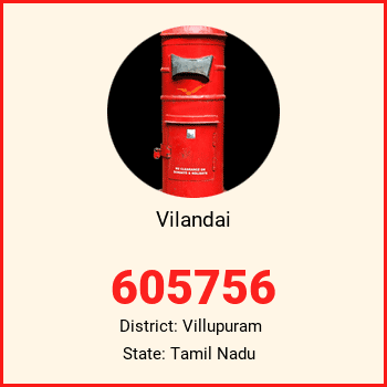 Vilandai pin code, district Villupuram in Tamil Nadu