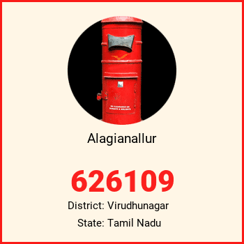 Alagianallur pin code, district Virudhunagar in Tamil Nadu