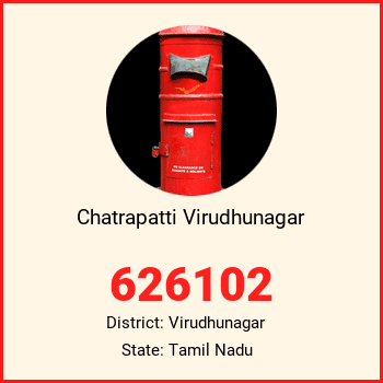 Chatrapatti Virudhunagar pin code, district Virudhunagar in Tamil Nadu