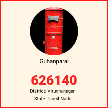 Guhanparai pin code, district Virudhunagar in Tamil Nadu