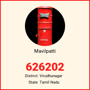 Mavilpatti pin code, district Virudhunagar in Tamil Nadu