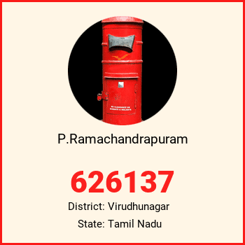 P.Ramachandrapuram pin code, district Virudhunagar in Tamil Nadu