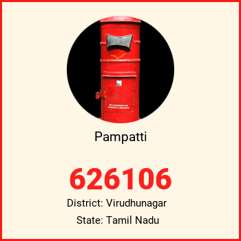 Pampatti pin code, district Virudhunagar in Tamil Nadu