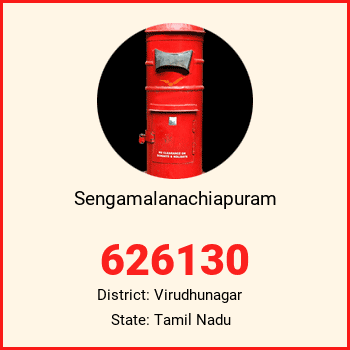 Sengamalanachiapuram pin code, district Virudhunagar in Tamil Nadu
