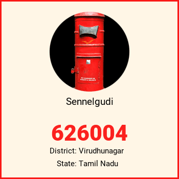 Sennelgudi pin code, district Virudhunagar in Tamil Nadu