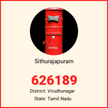 Sithurajapuram pin code, district Virudhunagar in Tamil Nadu