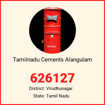 Tamilnadu Cements Alangulam pin code, district Virudhunagar in Tamil Nadu