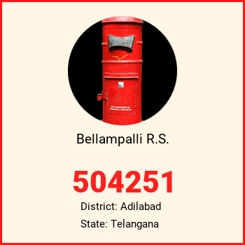 Bellampalli R.S. pin code, district Adilabad in Telangana