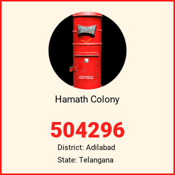 Harnath Colony pin code, district Adilabad in Telangana