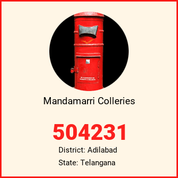 Mandamarri Colleries pin code, district Adilabad in Telangana