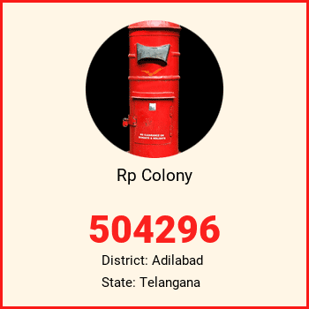 Rp Colony pin code, district Adilabad in Telangana