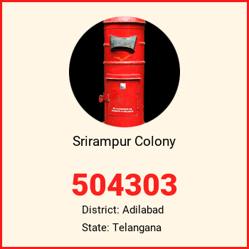 Srirampur Colony pin code, district Adilabad in Telangana