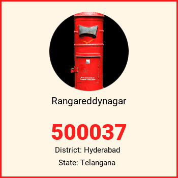 Rangareddynagar pin code, district Hyderabad in Telangana