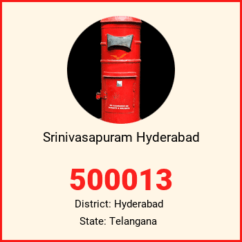 Srinivasapuram Hyderabad pin code, district Hyderabad in Telangana
