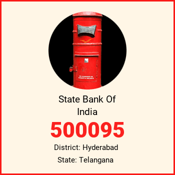 State Bank Of India pin code, district Hyderabad in Telangana