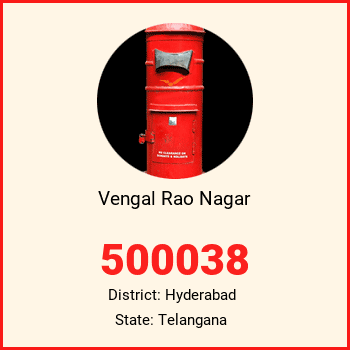 Vengal Rao Nagar pin code, district Hyderabad in Telangana