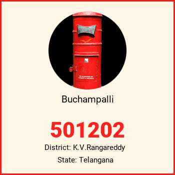 Buchampalli pin code, district K.V.Rangareddy in Telangana