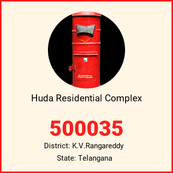 Huda Residential Complex pin code, district K.V.Rangareddy in Telangana