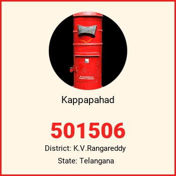 Kappapahad pin code, district K.V.Rangareddy in Telangana