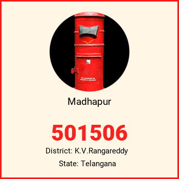 Madhapur pin code, district K.V.Rangareddy in Telangana