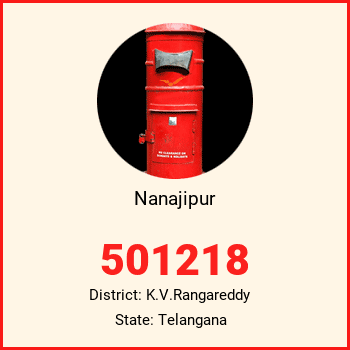Nanajipur pin code, district K.V.Rangareddy in Telangana