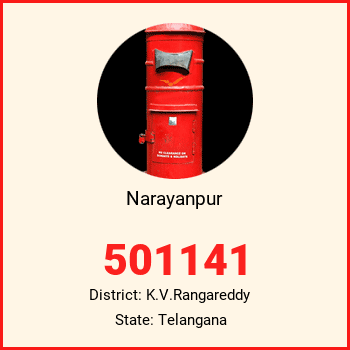 Narayanpur pin code, district K.V.Rangareddy in Telangana