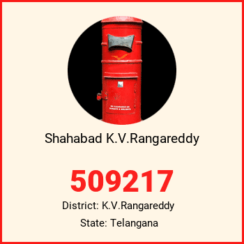 Shahabad K.V.Rangareddy pin code, district K.V.Rangareddy in Telangana