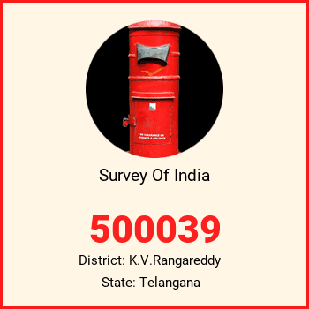 Survey Of India pin code, district K.V.Rangareddy in Telangana